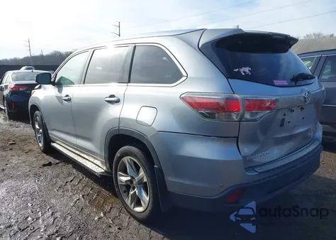 2015 Toyota Highlander Limited V6 from USA, damaged, VIN 5TDDKRFHXFS219776
